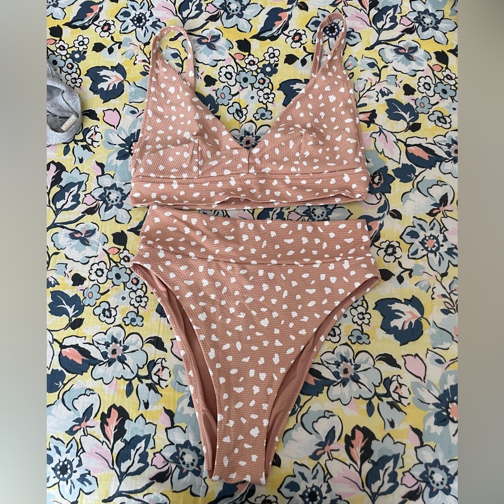 Aerie High Rise Cheeky Bikini